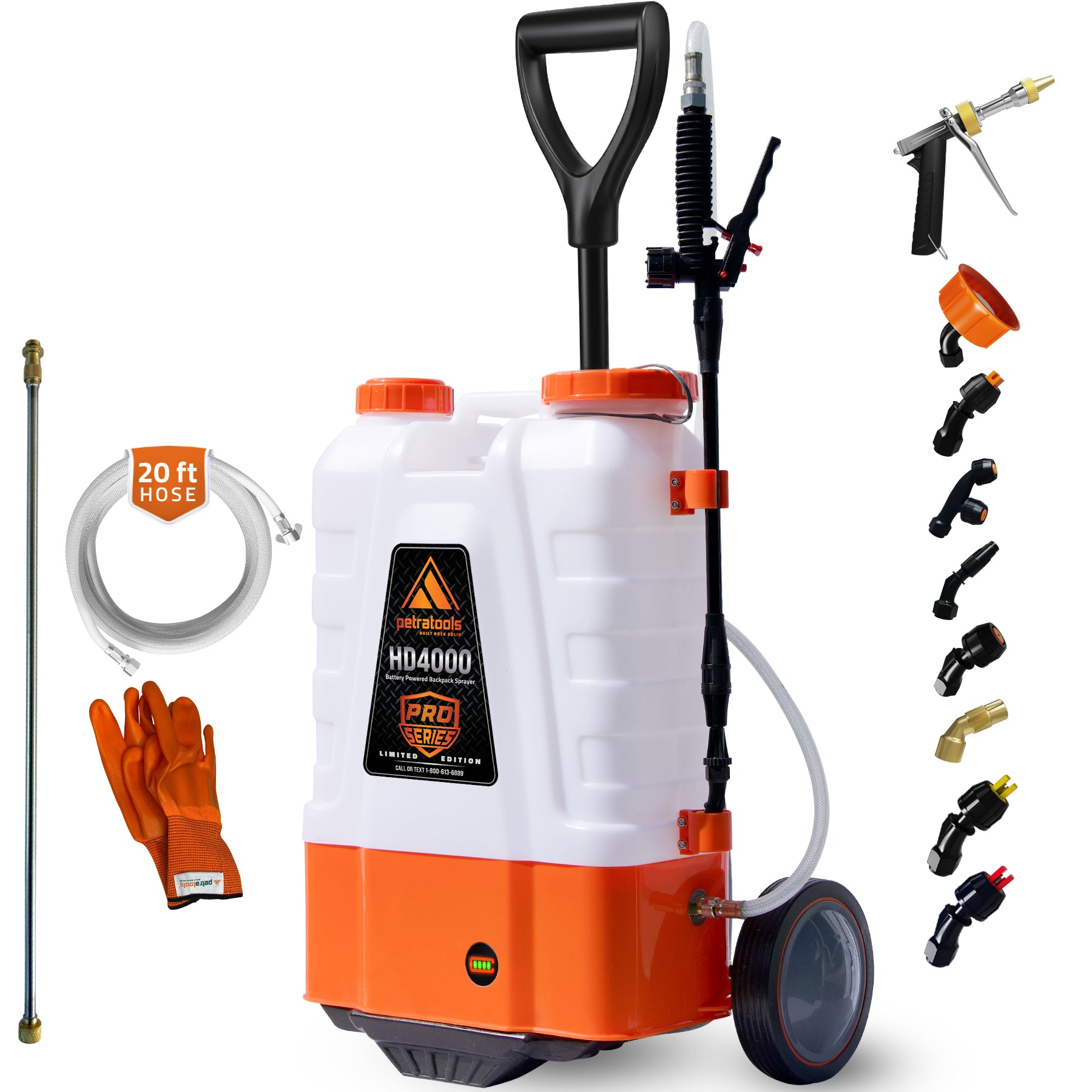 Petratools HD4000 Battery Powered Backpack Sprayer