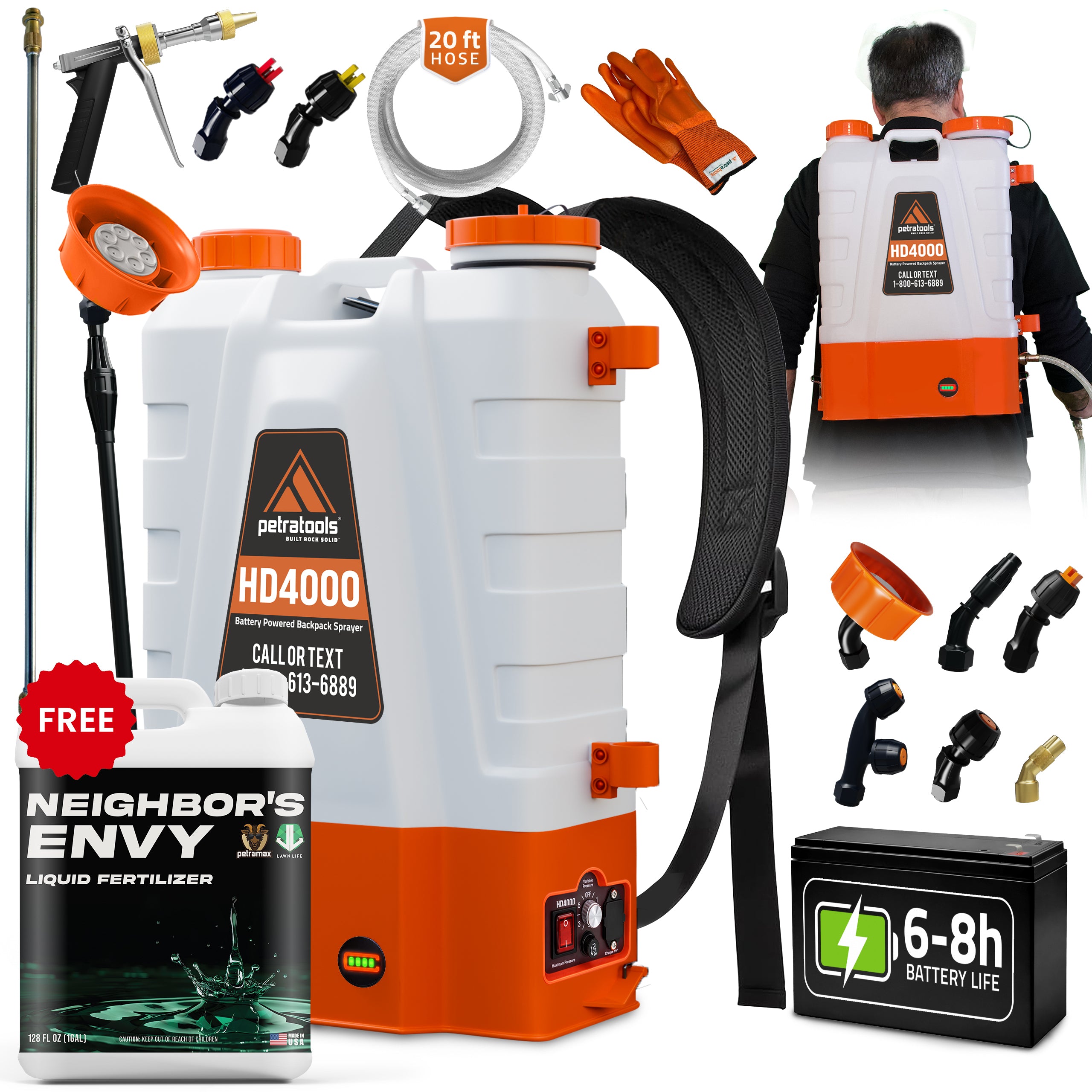 Petratools HD4000 + FREE Neighbor's Envy Fertilizer