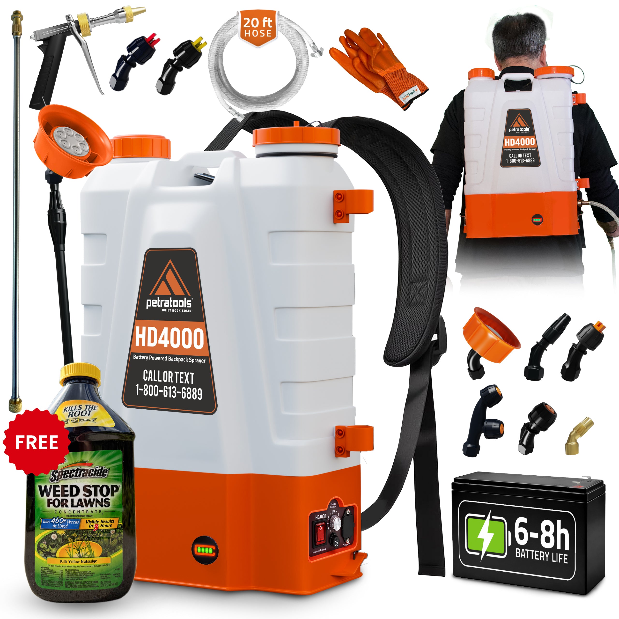 Petratools HD4000 + FREE Weed Killer
