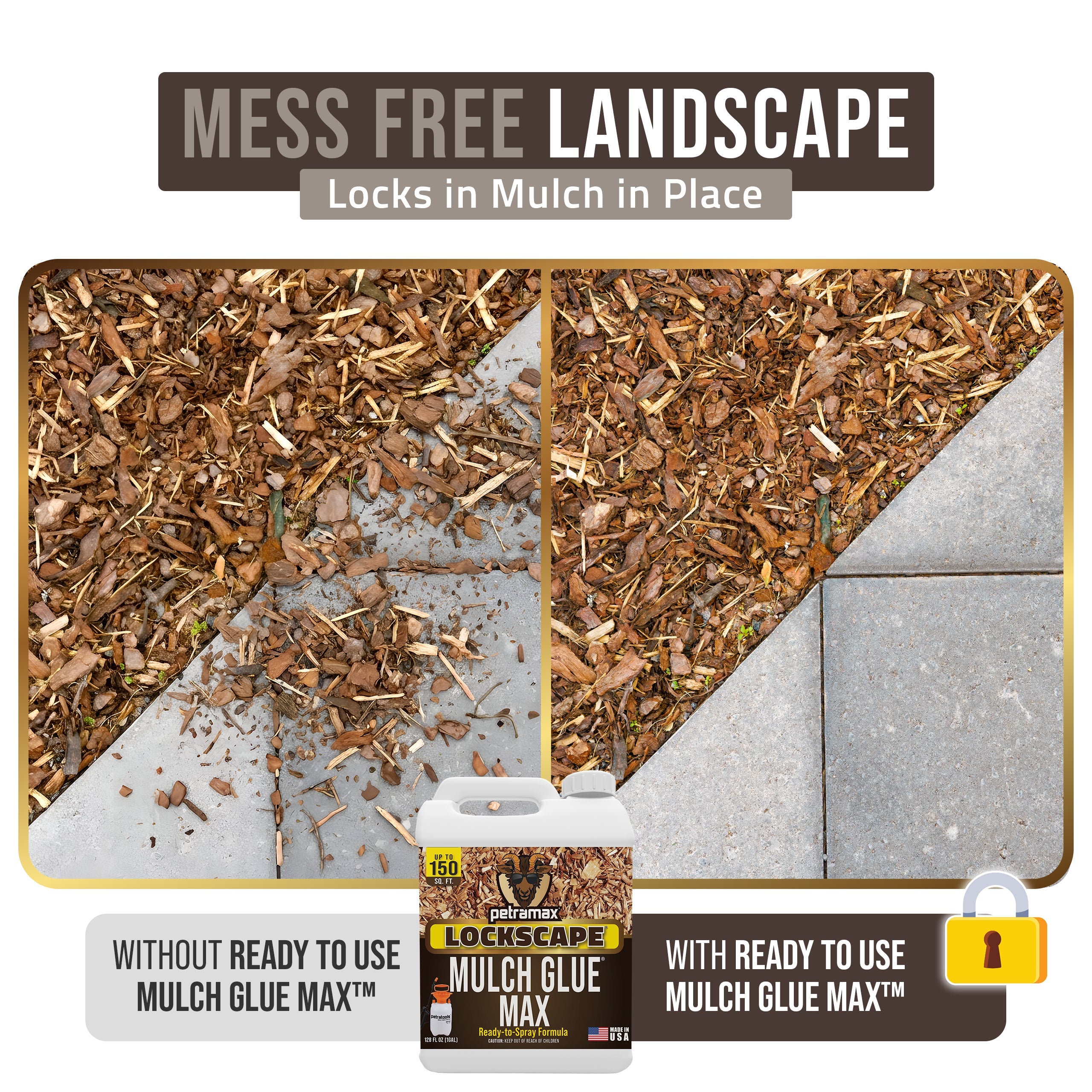 Ready to Use Mulch Glue Max