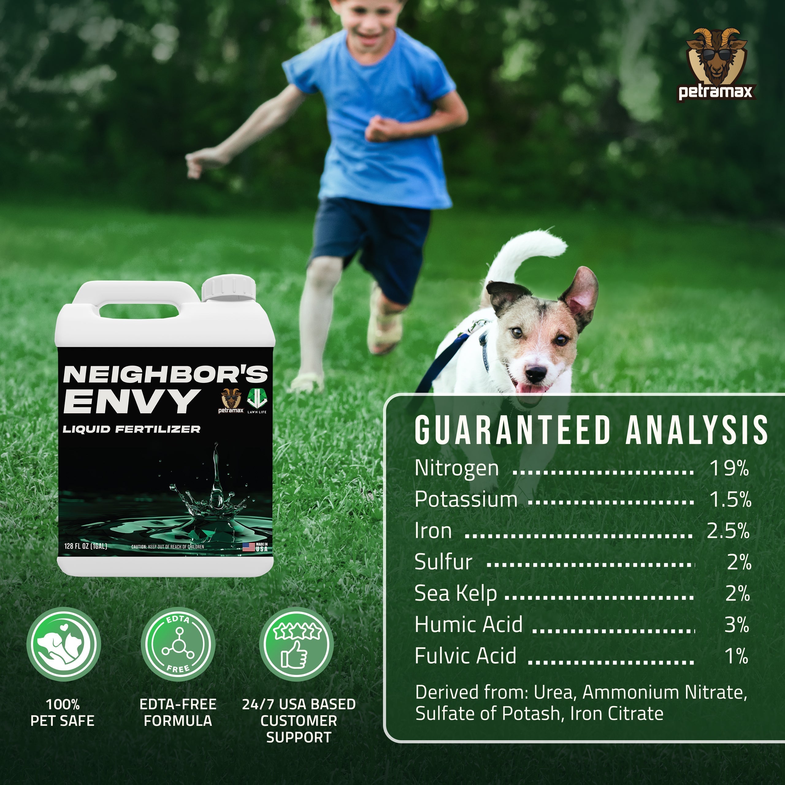 Petramax Neighbor's Envy Liquid Fertilizer