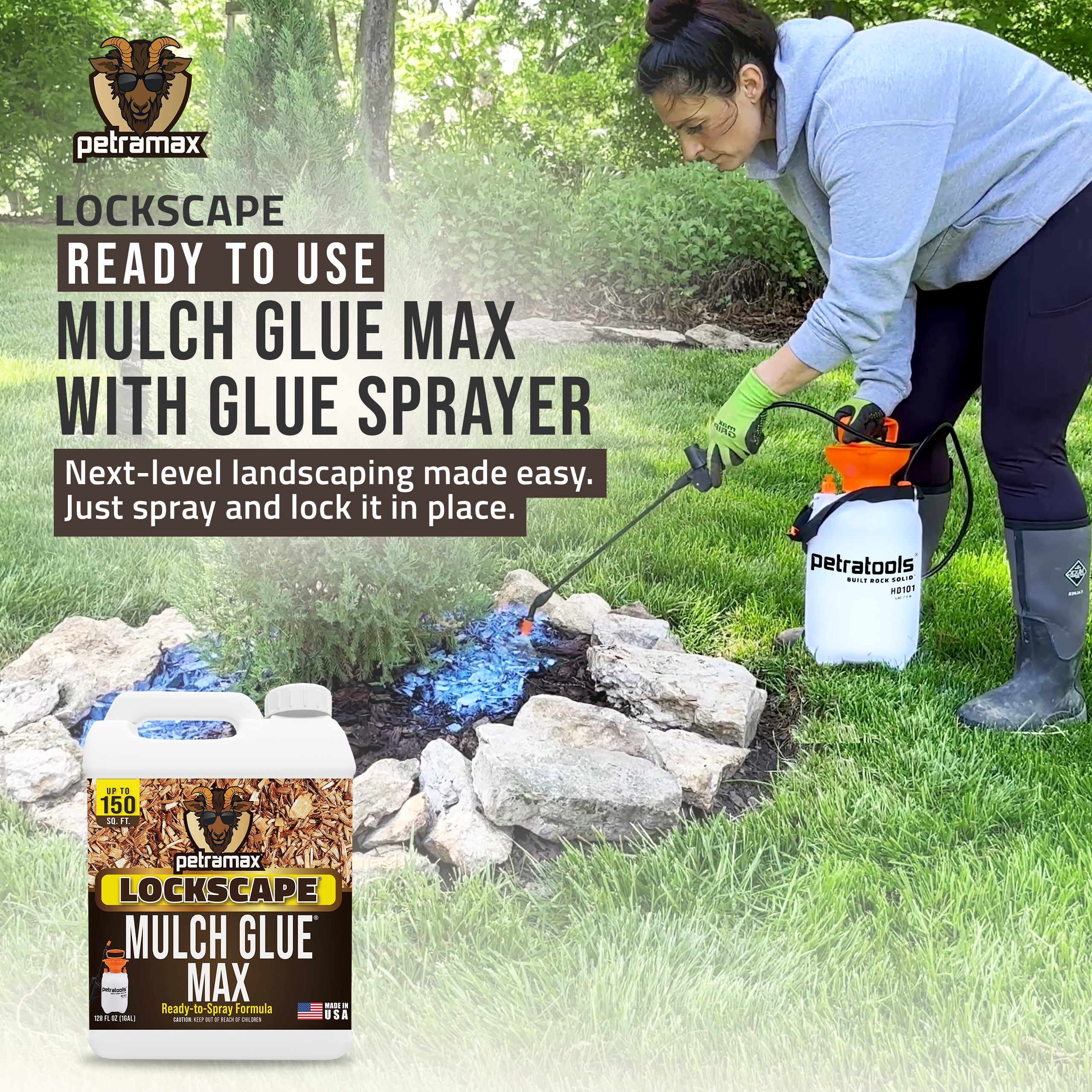 Ready to Use Mulch Glue Max
