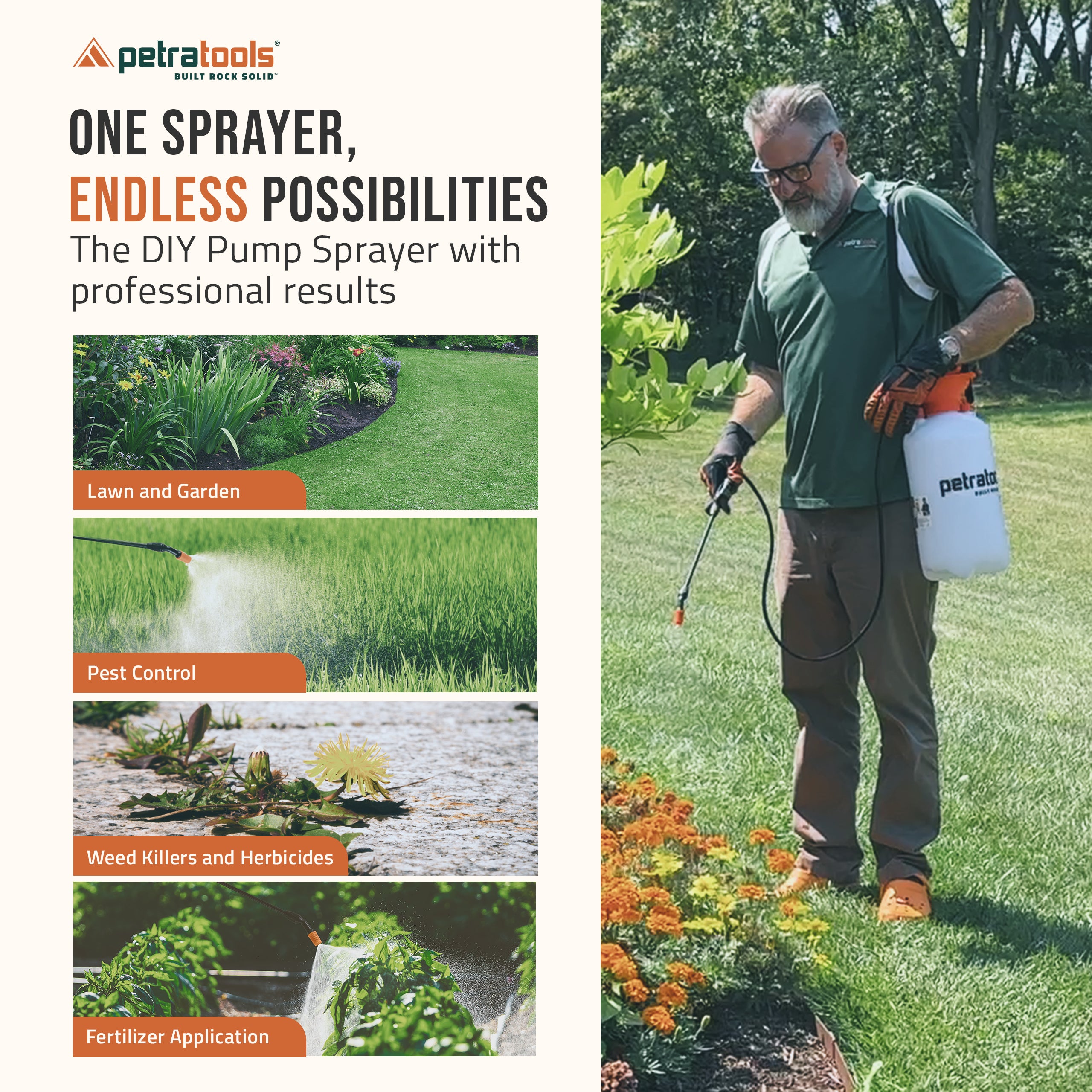 PetraTools HD201 2-Gallon Pump Sprayer