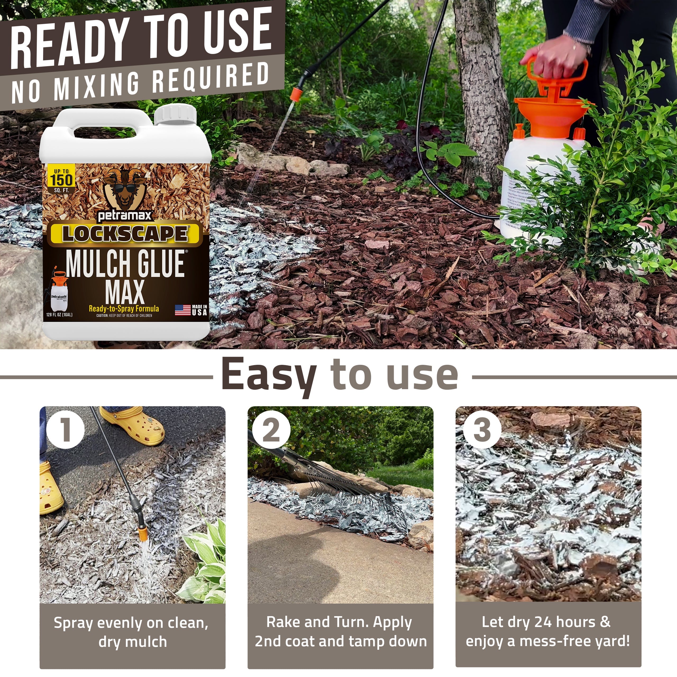 Ready to Use Mulch Glue Max