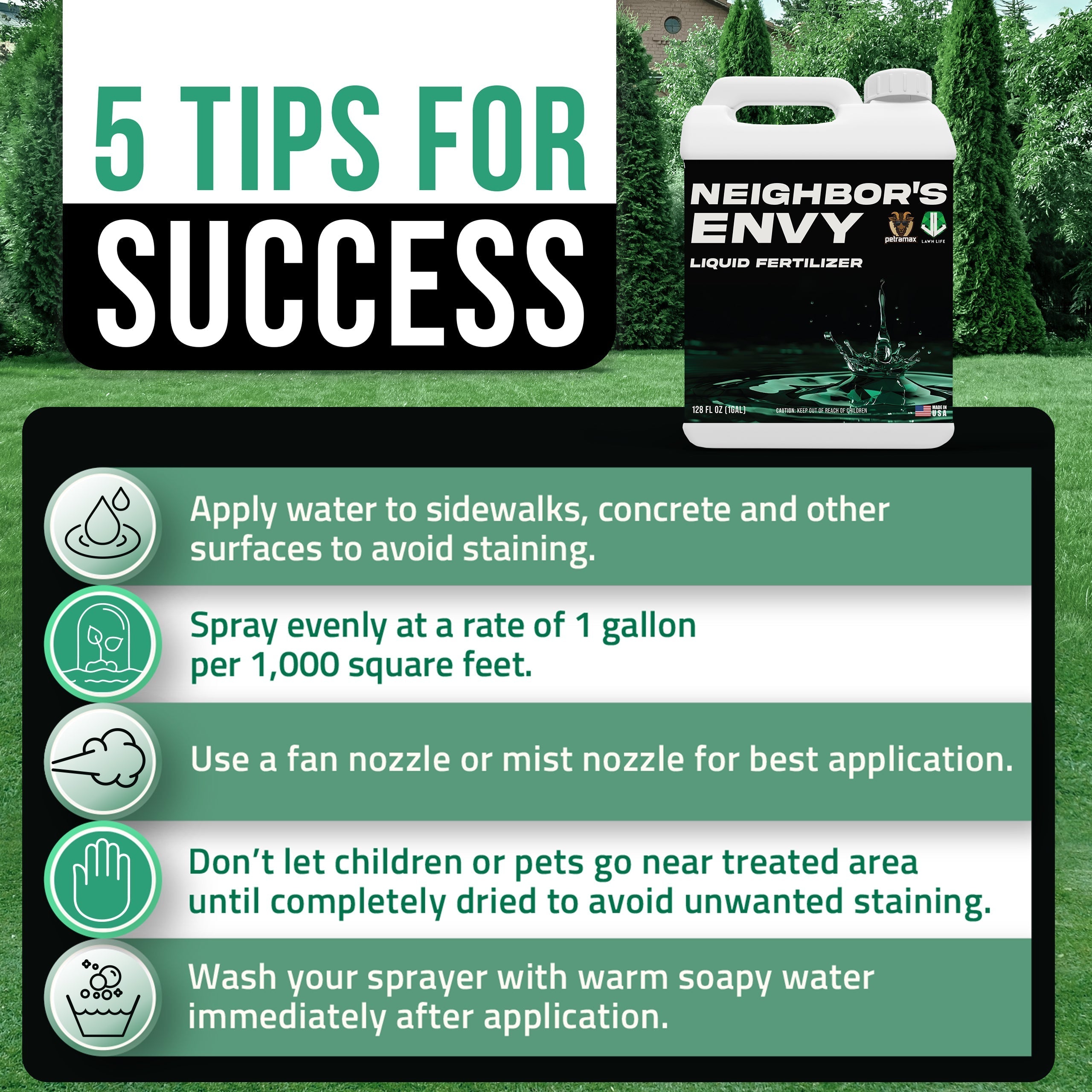 Petramax Neighbor's Envy Liquid Fertilizer