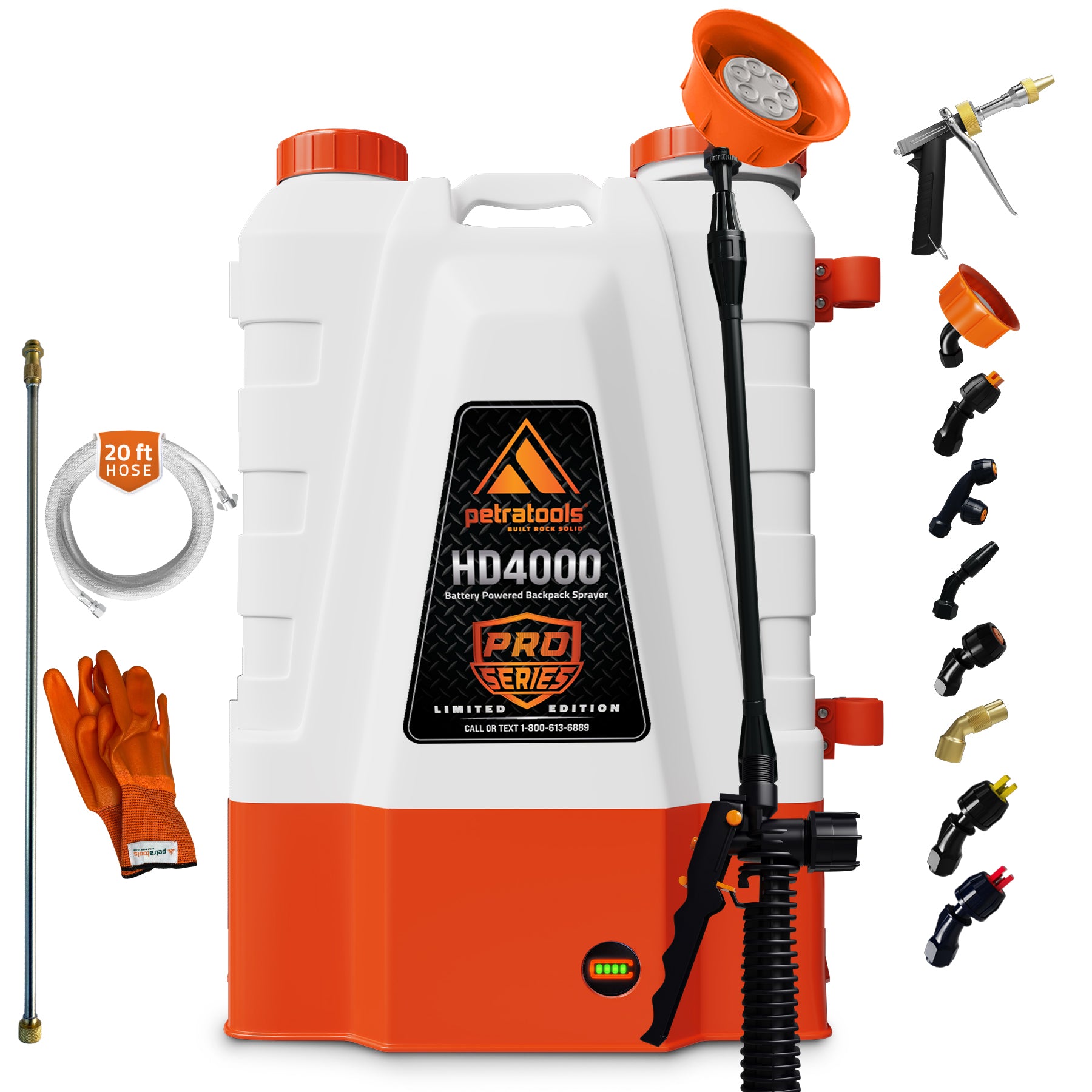 Petratools HD4000 Battery Powered Backpack Sprayer