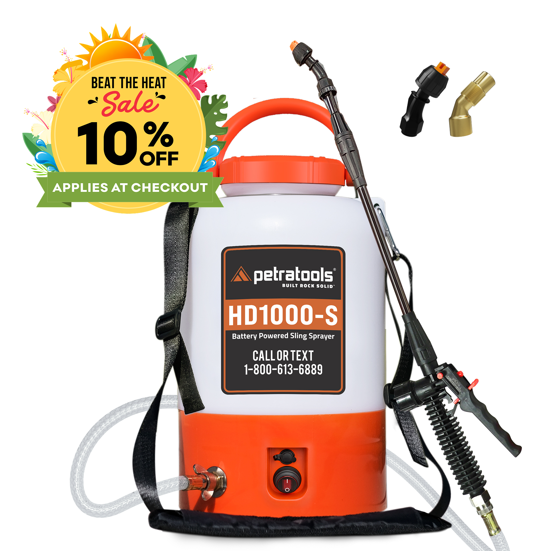PETRATOOLS BATTERY SPRAYER (1 Gallon) - HD1000-S