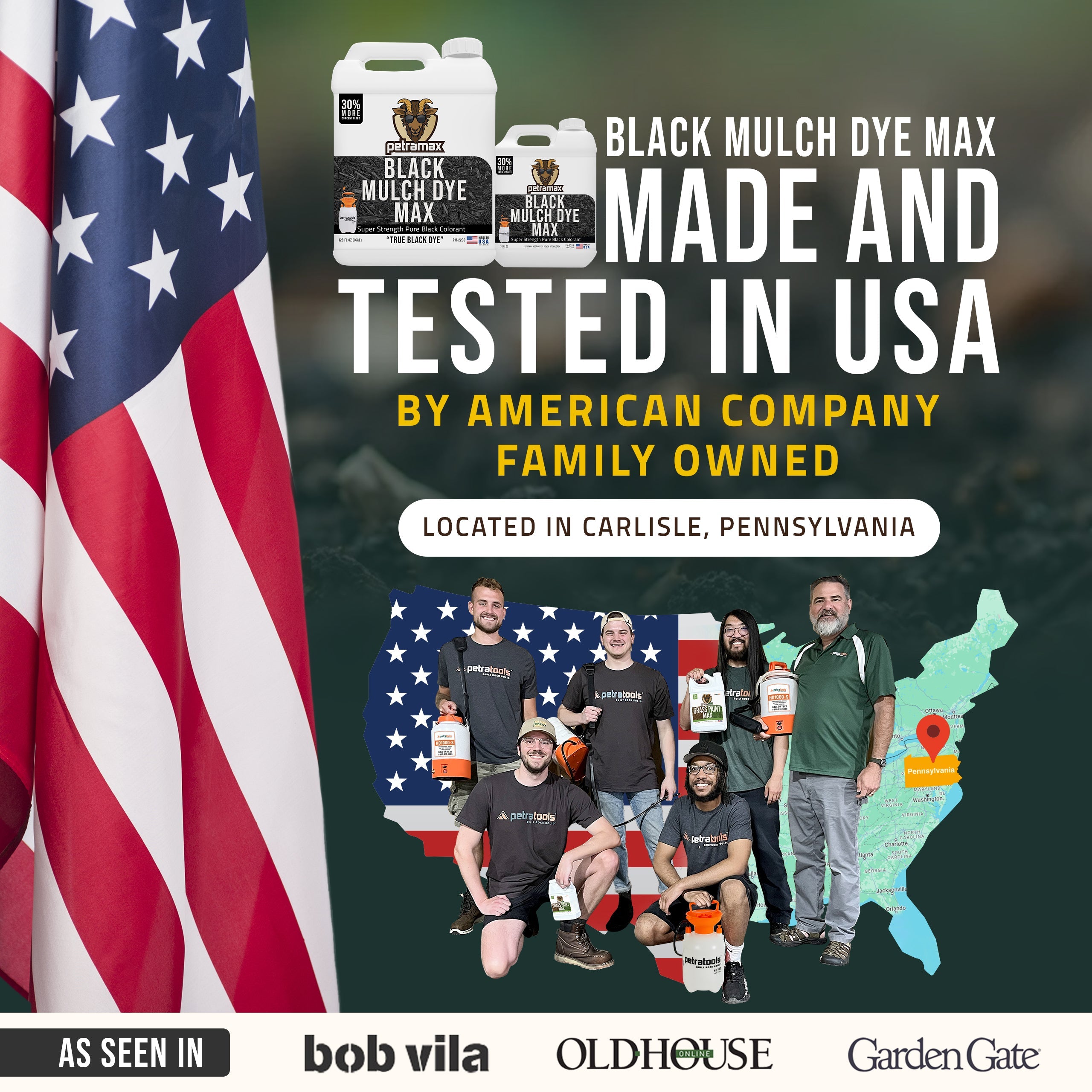 Petramax Black Mulch Dye