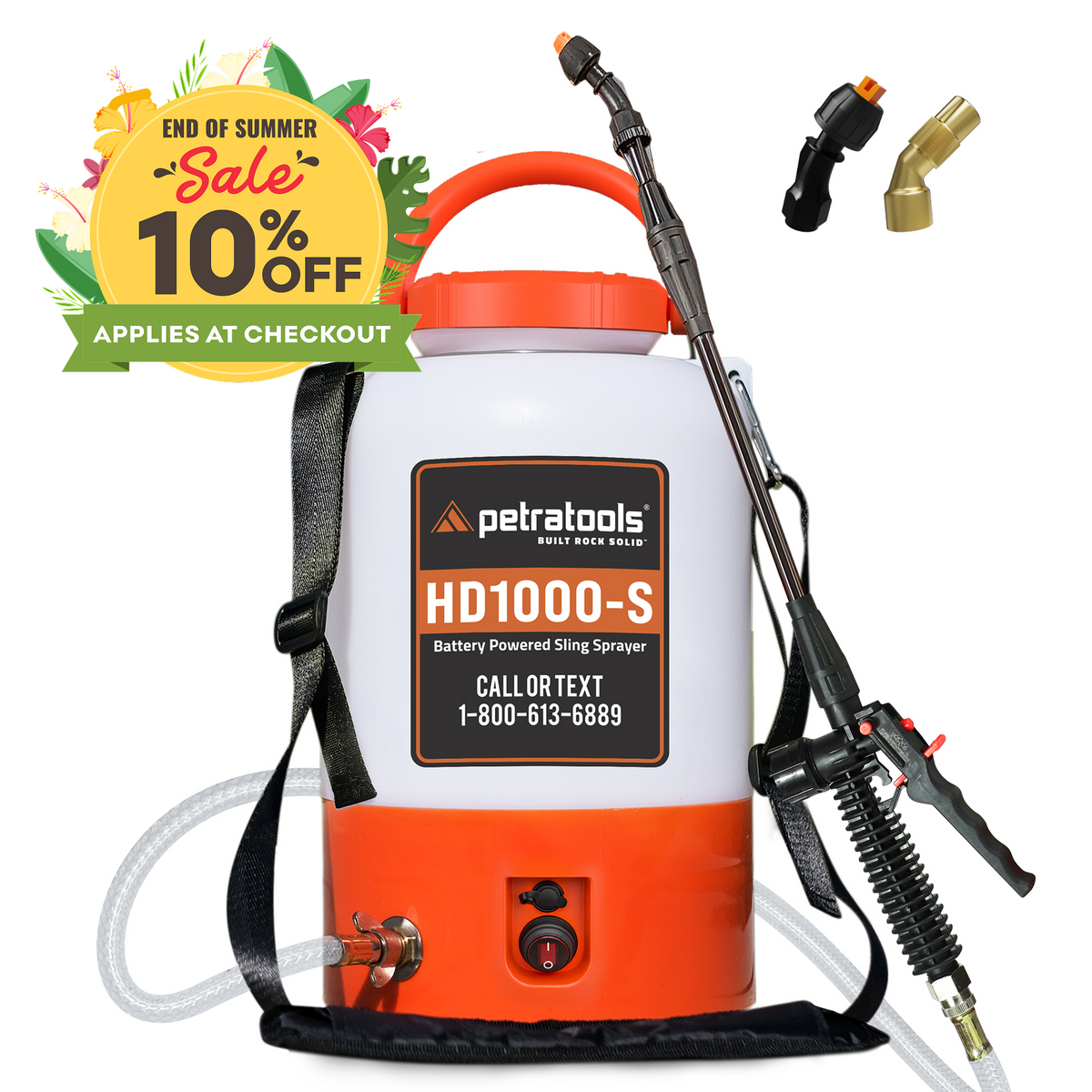 PETRATOOLS BATTERY SPRAYER (1 Gallon) - HD1000-S