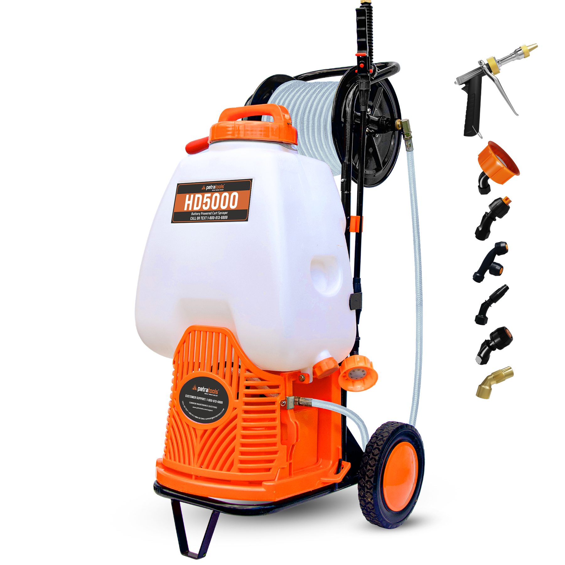 PetraTools Battery Cart Sprayer (6.5 Gallon) - HD5000