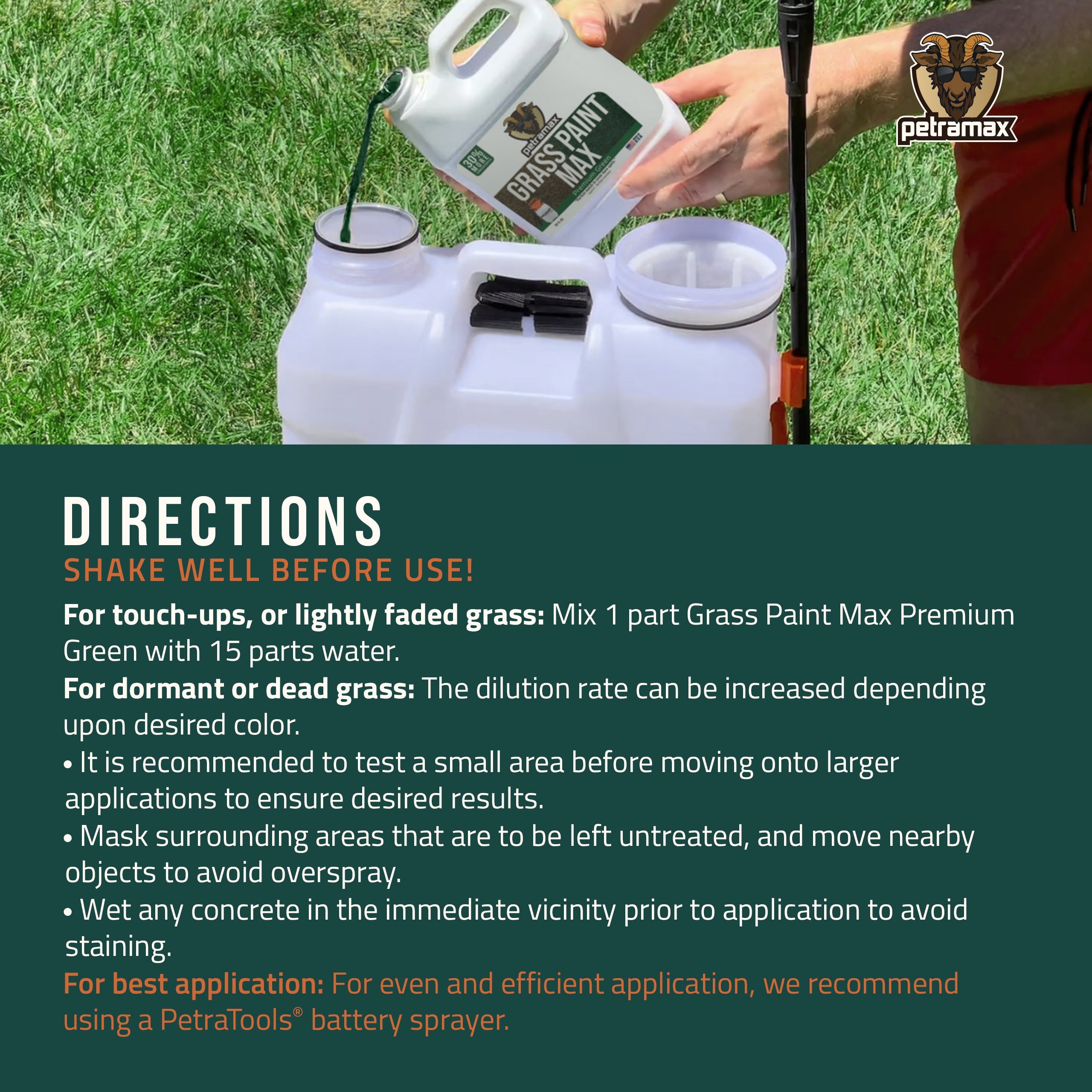 Petramax Grass Paint Max