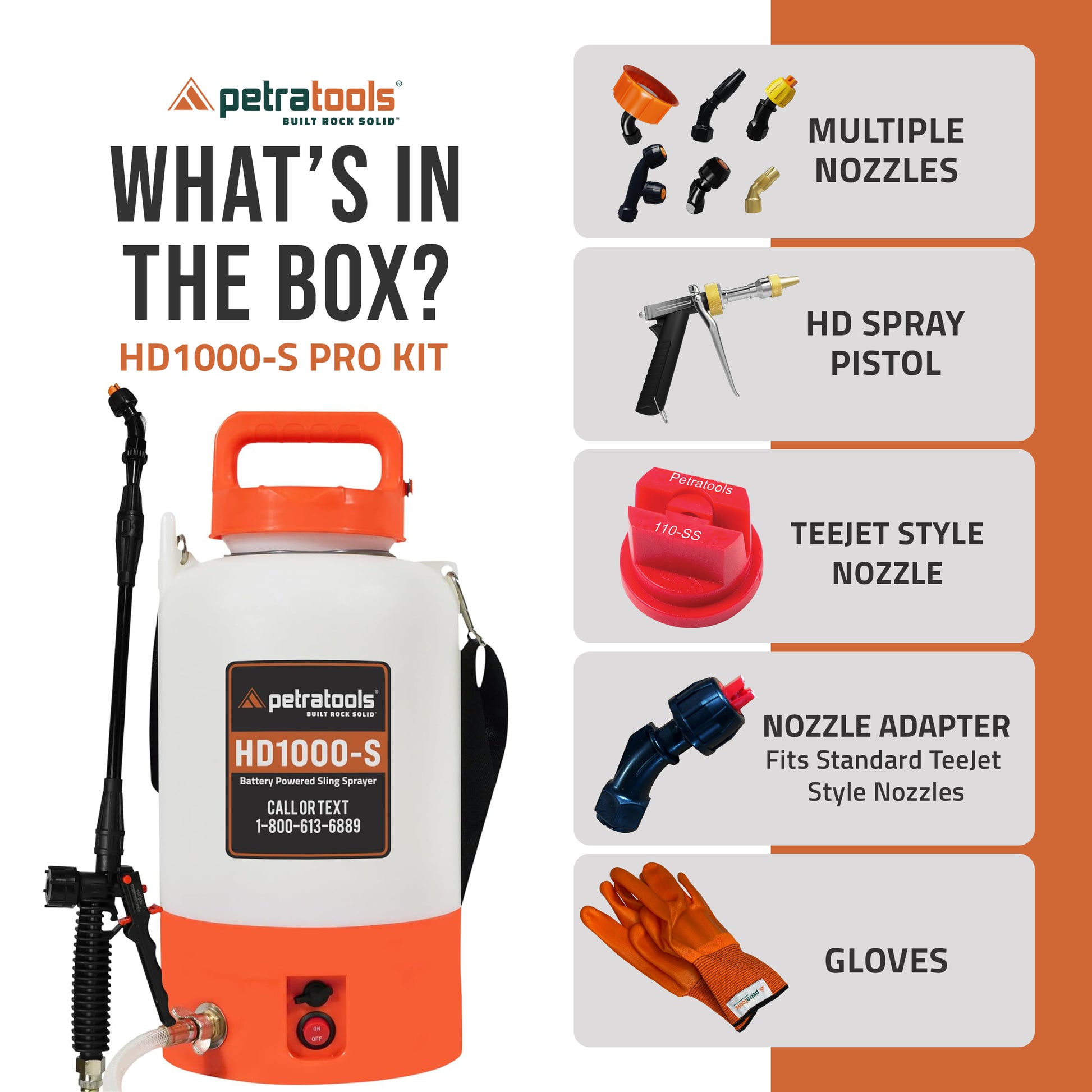 best garden sprayer 1 gallon Petratools Battery Sprayer