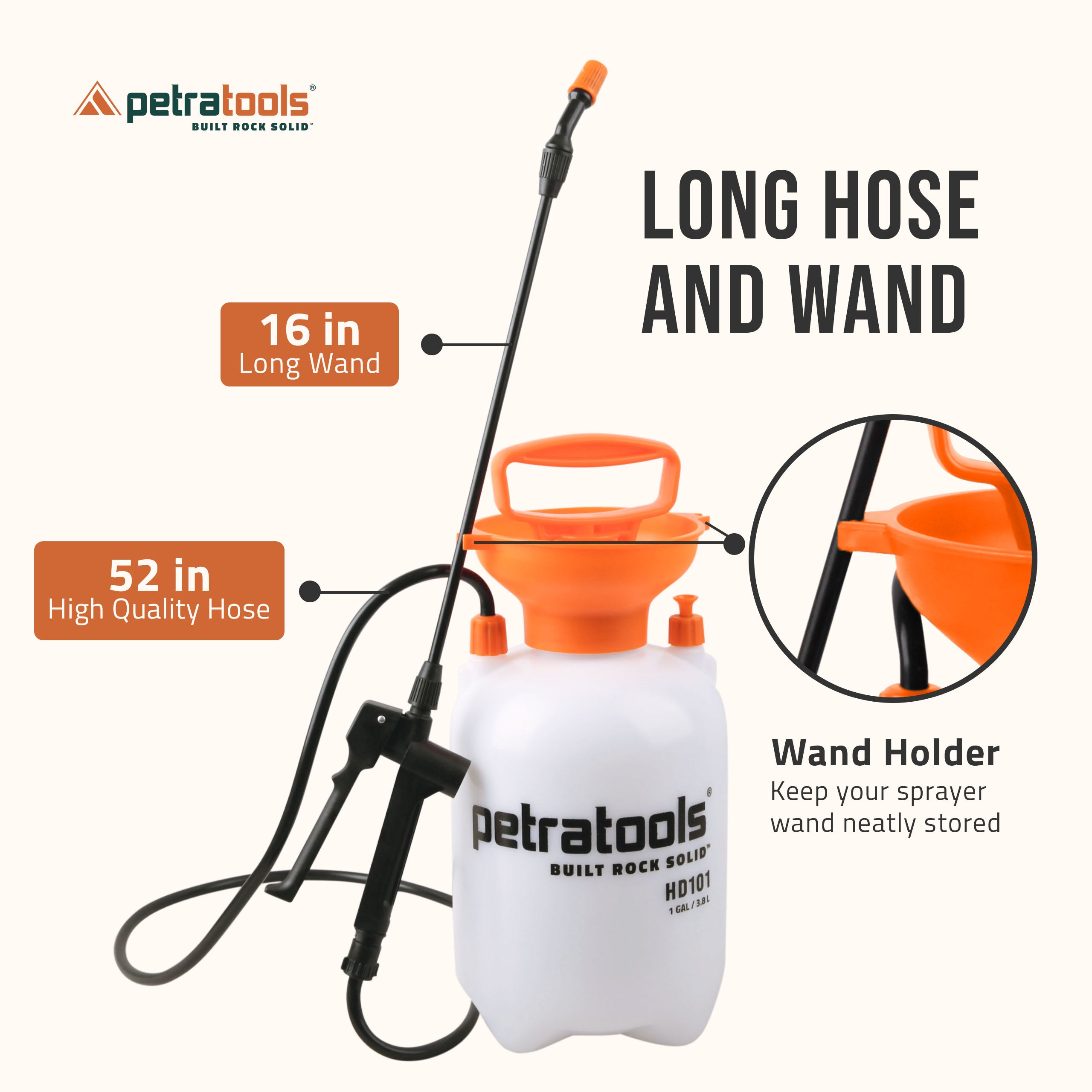 PetraTools HD101 1-Gallon Pump Sprayer