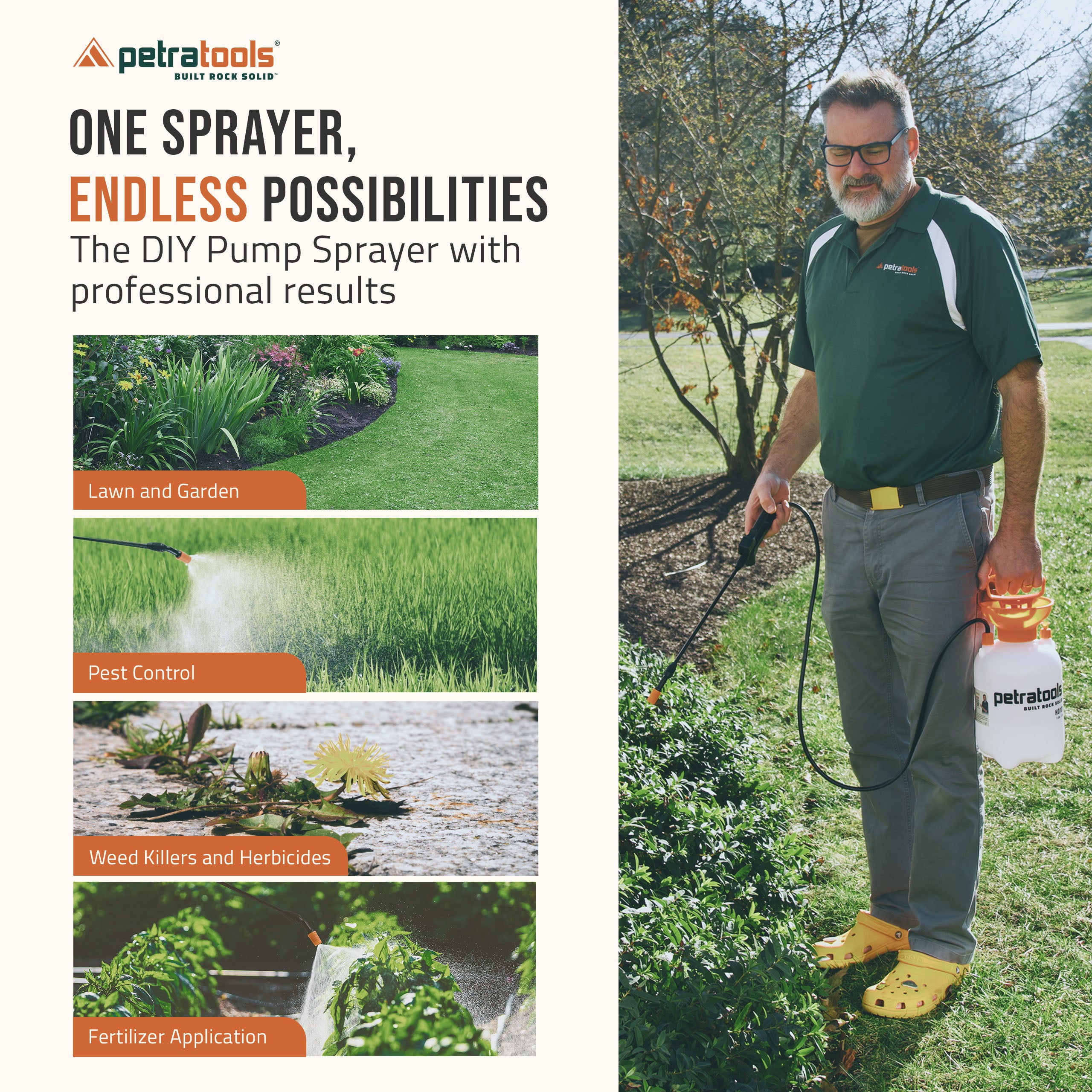 PetraTools HD101 1-Gallon Pump Sprayer