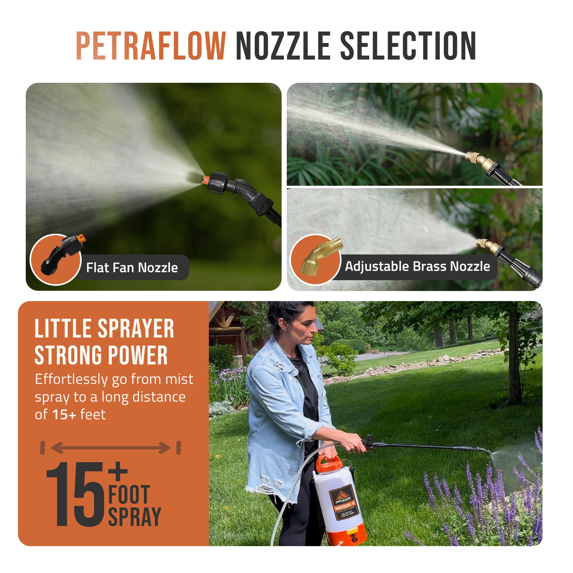 PetraTools 2 Gallon Battery Sprayer - HD2000-S