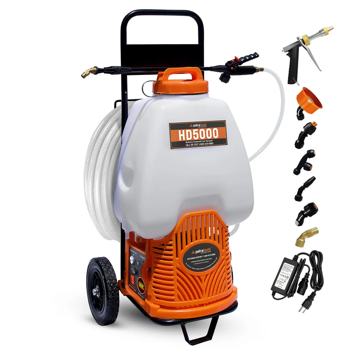 PetraTools Battery Cart Sprayer (6.5 Gallon) - HD5000