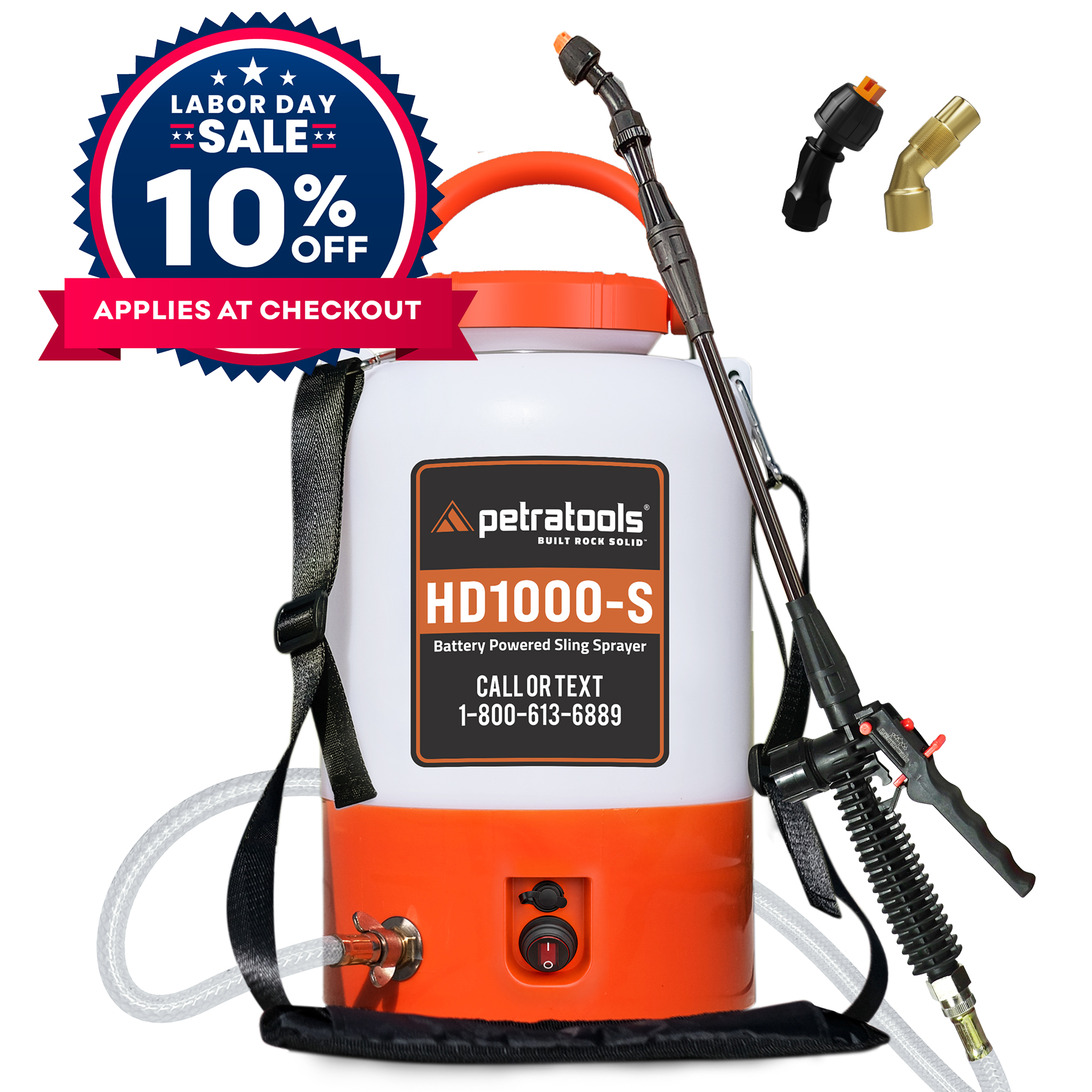 PETRATOOLS BATTERY SPRAYER (1 Gallon) - HD1000-S