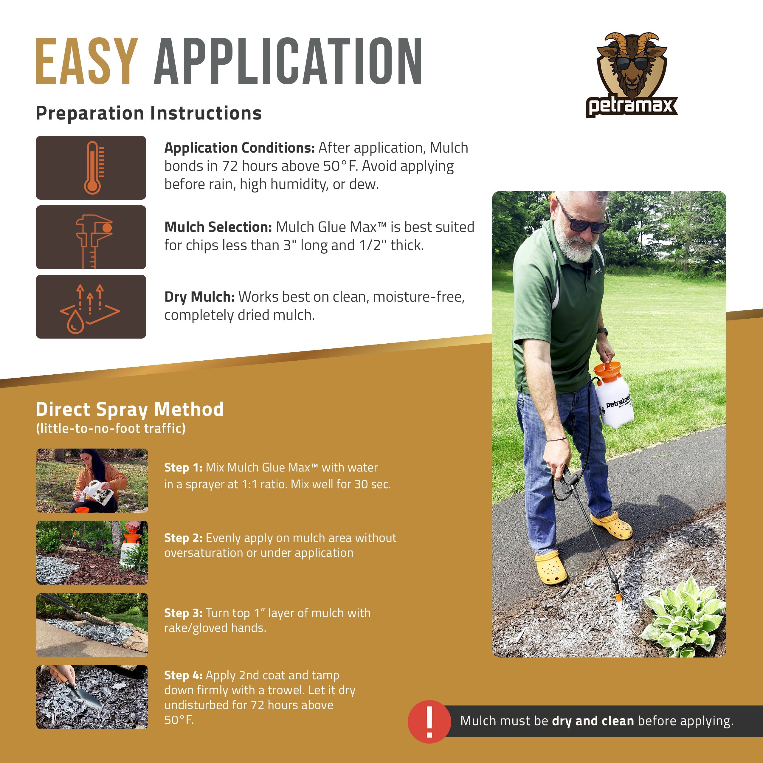 Petramax Mulch Glue Max