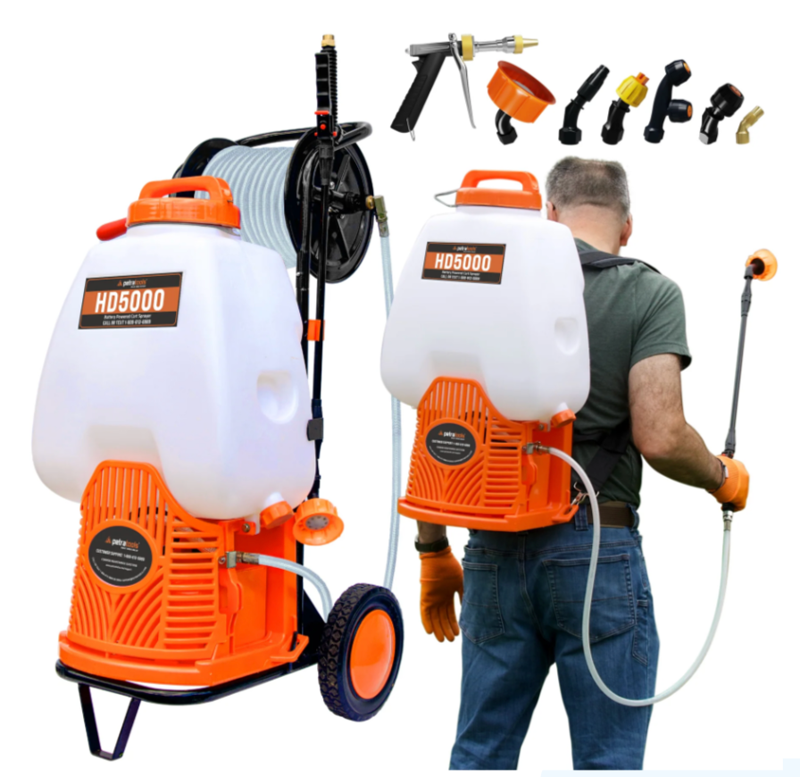 PetraTools Battery Cart Sprayer (6.5 Gallon) - HD5000