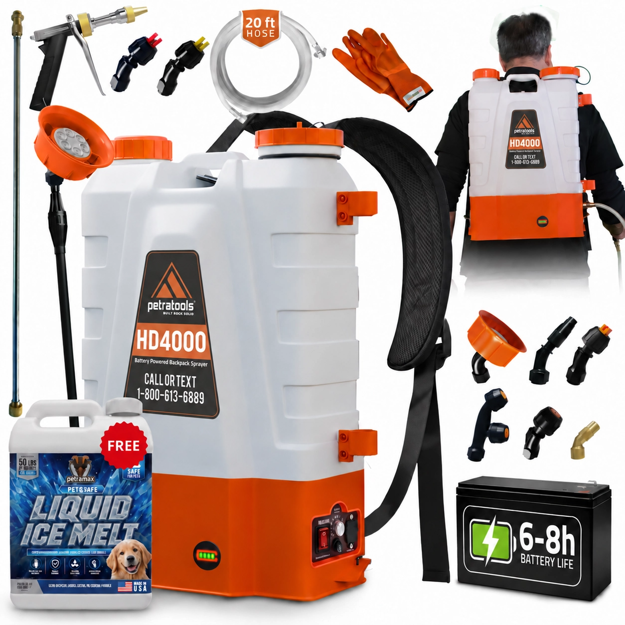Petratools HD4000 + FREE Ice Melt